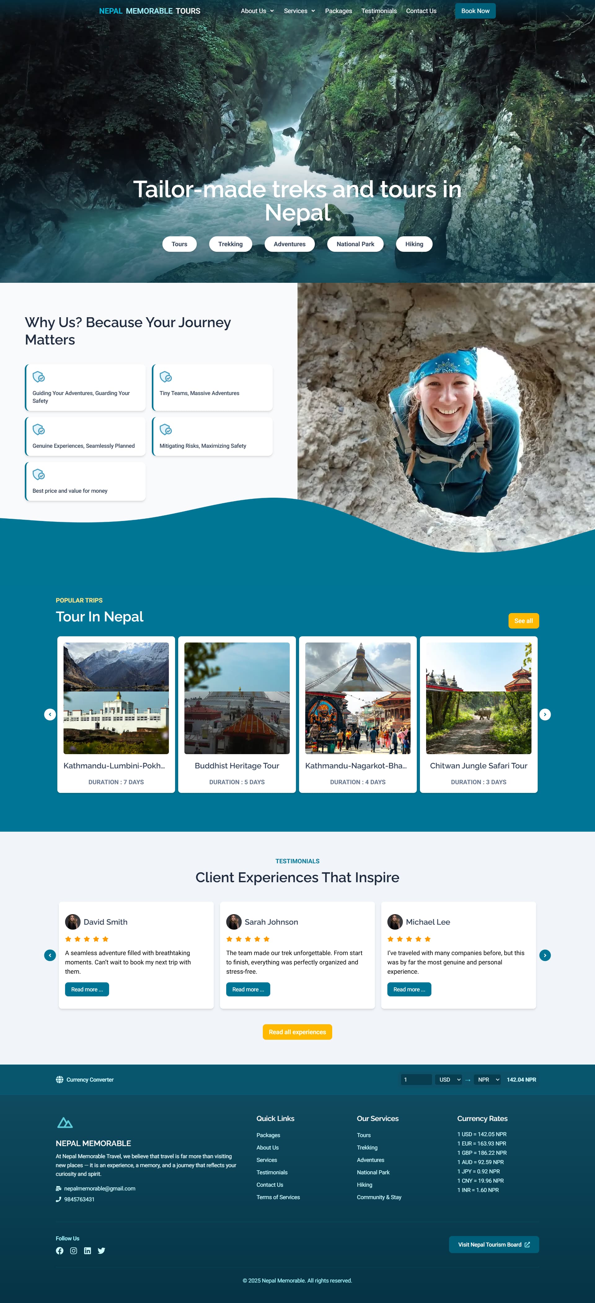 Nepal Memorable Tours