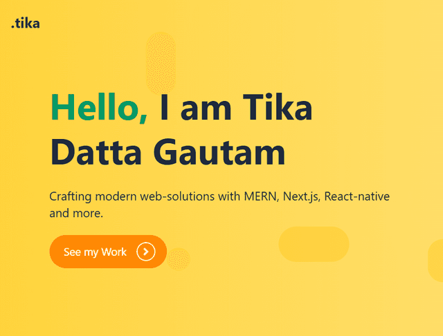 Tika Datta portfolio PROJECT